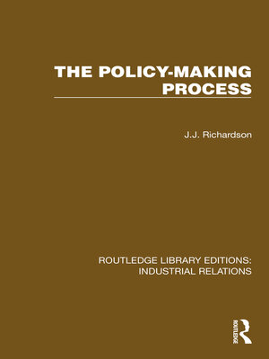 cover image of The Policy-making Process